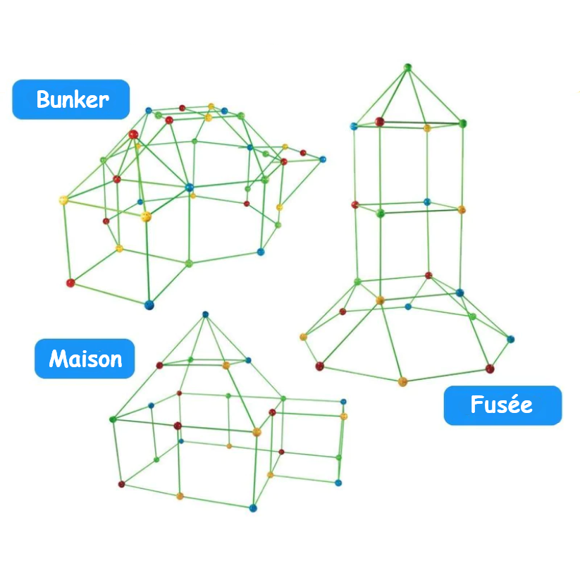 Kit de Construction Créatif pour Enfants (+Couverture Gratuite)